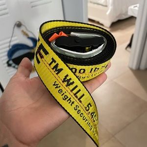 Brand new never worn off white belt
